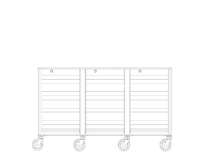 ZARGES supply cart SKU 46435