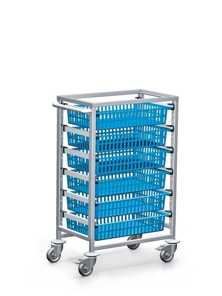 ZARGES multi-function cart with ZARGES ISO module baskets SKU 46440