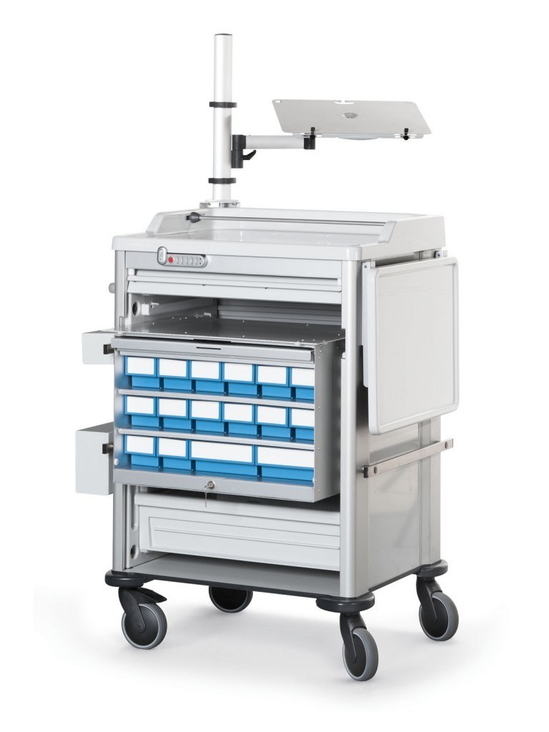 ZARGES medical cart with medicine cassette