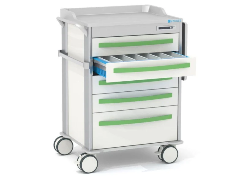 ZARGES modular medical cart with drawers